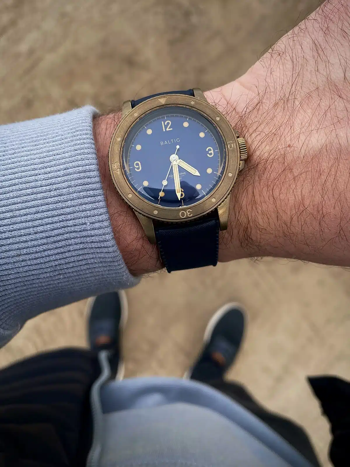 Baltic Aquascaphe Bronze Review: A Contemporary Twist on Vintage Style •  The Slender Wrist